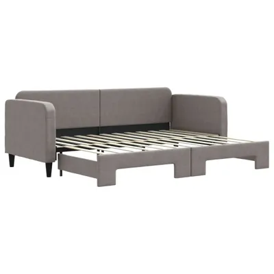 Obrázok produktu pre vidaXL Rozkladacia posteľ Taupe 80x200 cm Látka