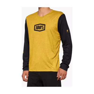 Produktbild von 100% SPEEDLAB Langarm Fahrradtrikot für den Sommer - AIRMATIC - Gelb L