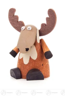 Obrázek produktu pro Miniatura losa sedícího ve výšce cca 7 cm NOVINKA