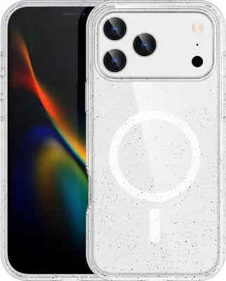 Image de imoshion Sparkle Backcover avec MagSafe pour l'Apple iPhone 17 Pro Max - Transparent
