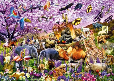 Immagine prodotto di BLUEBIRD Puzzle in due sull'Arca di Noè 1000 pezzi