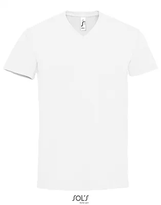 Produktbild von SOLs 02940 | Herren Imperial V-Neck Men T-Shirt - 190 Jersey - Farbe: White - Größe: S
