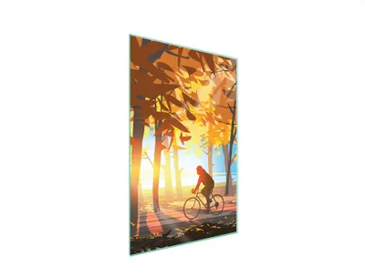 Immagine prodotto di Tagliere in vetro 35x52 Foresta