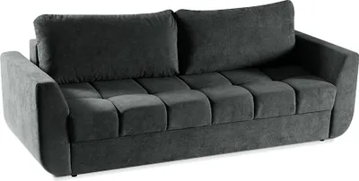 Produktbild von BETTSO Schlafsofa Sofa mit Bettkasten und Schlaffunktion Wohnsofa Komfortsofa Ecksofa Dreisitzer-Sofa Grau