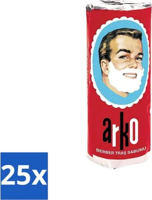 Produktbild von Arko - Rasierseife - Pflegt und schützt die Haut - 75 ml - Vorteilspack - 25 Stücke