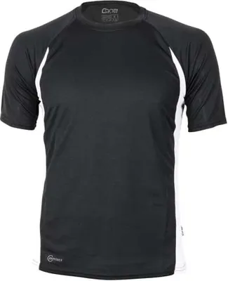Produktbild von CONA SPORTS CS02 | Racer Tech Sport T-Shirt +- - Farbe: Black/White - Größe: L
