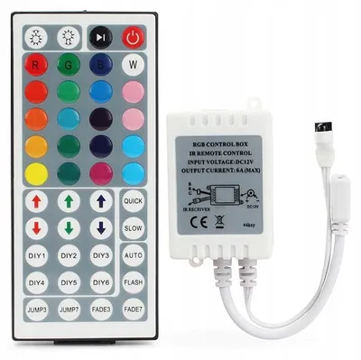 Image de Contrôleur LED RGB IR44 avec télécommande 12V 6A