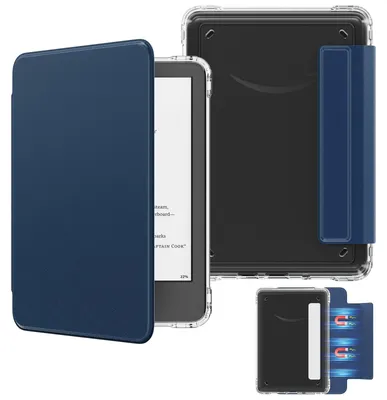 Zdjęcie produktu dla Etui magnetyczne MoKo do Kindle 11. generacji (2024/2022), 6 cali, ciemnoniebieskie