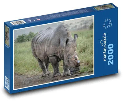 Obrázek produktu pro Puzzle 2000 Nosorožec v divočině - martinpuzzle