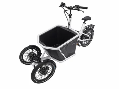 Produktbild von E-Bike Cargo Bike ,E-Lastenfahrrad Dreirad,504Wh Shimano EP6 Motor,150kg Zuladung,Hydraulische Scheibenbremsen ,Gates CDX Riemen, KI-generiertes Bild