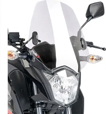 Produktbild von Puig Carenabris New Generation Sport Honda Cb125f Windschutzscheibe Durchsichtig Durchsichtig One Size