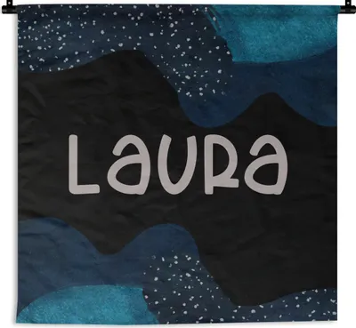 Produktbild von MuchoWow® Wandteppich Wandbehang Laura - Pastell - Mädchen 150x150 cm Tapisserie Dekoration Wandtuch - Wohnaccessoires - Modernes