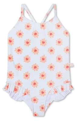 Produktbild von Swim Essentials Badeanzug Mädchen – Mehrfarbig – Floral Love - 110/116