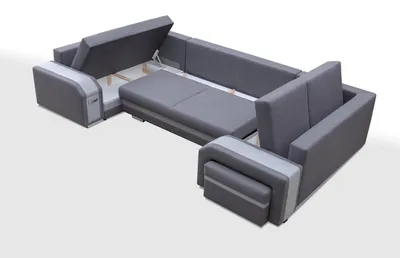 Produktbild von XXL Wohnlandschaft Ecksofa Sofa Couch Polster Garnitur Ecke Designer U-Form Neu
