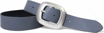 Produktbild von Ledergürtel Damen Echtleder 4 cm, große Schnalle altsilber, Gürtel FRONHOFER