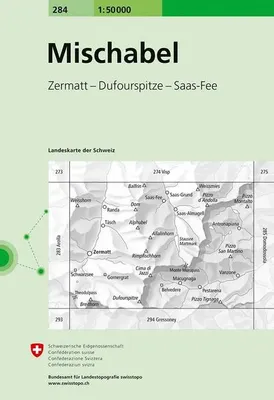 Produktbild von Swisstopo 1 : 50 000 Mischabel