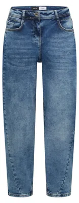 Produktbild von CECIL GmbH – Damen – High Waist Barrel Leg Jeans im Loose Fit light blue used wash – Art. B380925