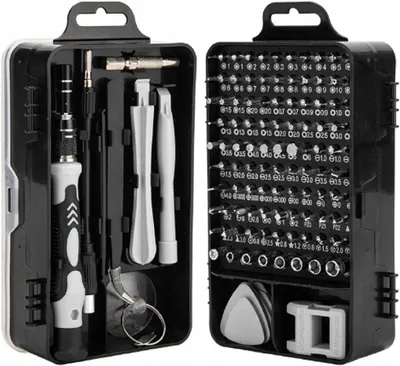 Produktbild von Präzisionsschrauben-Set Bits 115 Teile für Elektronikreparatur