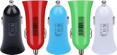 Immagine prodotto di Caricabatteria USB per auto in diversi colori Nk - Nk