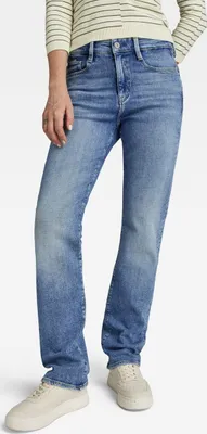 Produktbild von G-STAR RAW DENIM STRACE STRAIGHT WMN sun faded blue donau Damen Jeans