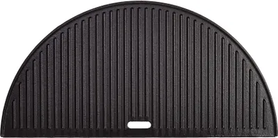 Produktbild von Kamado Joe Classic Grillplatte doppelseitig halbrund Eisenguss Schwarz 46 cm Durchmesser