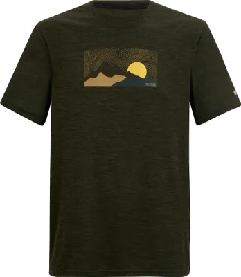 Obrázok produktu pre Regatta - Pánske tričko „Fingal“ RG12581 (4XL) (tmavo khaki melírované)