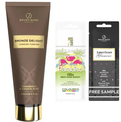 Zdjęcie produktu dla 7suns Bronze Delight Tanning Pudding 250ml Zestaw do Opalania