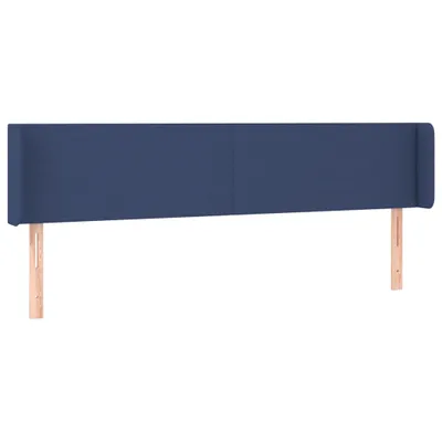 Imagen del producto de vidaXL Cabecero con orejas, color azul, 163x16x78/88 cm, tela