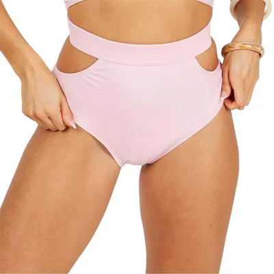 Produktbild von Brave Soul - Bikinihöschen für Damen, Hoch geschnitten GT14527 (40 DE) (Pink)