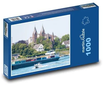 Zdjęcie produktu dla martinpuzzle - Puzzle 1000 - Kościół nad rzeką
