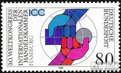 Produktbild von Briefmarken BRD (BR.Deutschland) 1990 Mi 1471 (kompl.Ausg.) FDC 30.Weltkongreß der Internationalen Handelskammer