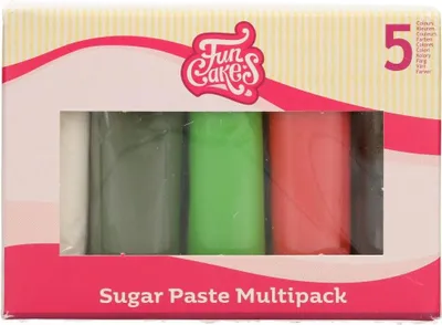 Produktbild von FunCakes Fondant Multipack Weihnachten 5x100g