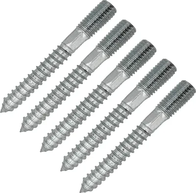 Produktbild von 5 x Stockschraube M10 x 80 mm verzinkt