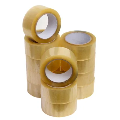 Produktbild von Paketband Transparent 12 Rollen Farblos 48 mm x 66 m – Extra Starkes Klebeband für Pakete & Kartons – Reißfestes Packband mit Starker Klebkraft