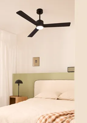 Produktbild von WIND MODERN - Leiser 40W Deckenventilator mit LED-Licht in verschiedenen Größen erhältlich