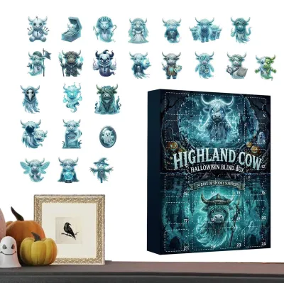 Produktbild von Halloween-Adventskalender für 24 Tage - Gothic-Dekoration