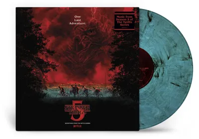 Produktbild von Various: Stranger Things 5 (Soundtrack From The Netflix Series) (Limited Indie Exclusive Edition) (Sea Blue W/ Black Smoke Vinyl)