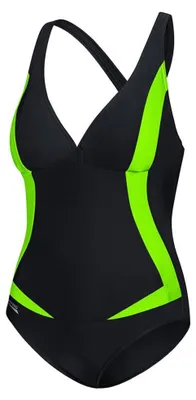 Immagine prodotto di Aqua Speed - Costume da bagno "Greta" da donna, taglia PP171 (164 cm), colore nero/verde