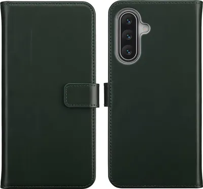 Zdjęcie produktu dla Selencia Prawdziwa skórzana obudowa do Samsung Galaxy A17 (5G) / (4G) – zielona