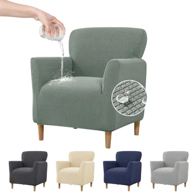 Imagen del producto de Funda elástica para sillones con reposabrazos, protección lavable y elástica