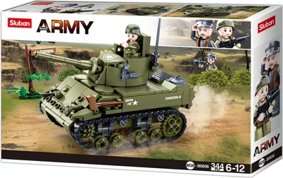 Obrázek produktu pro Sluban Army WW2 M38-B0856 Malý spojenecký tank