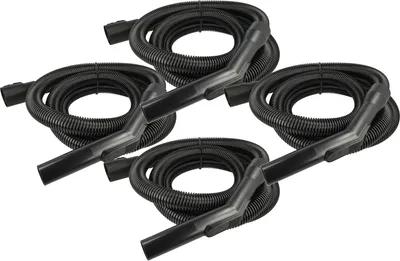 Produktbild von vhbw 4x Ersatz Schlauch kompatibel mit Kärcher WD 5 WD 6 P S V-30/6/22/T Staubsauger - Flexibel, 3 m, Handgriff