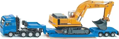 Produktbild von SIKU Schwertransport mit Tiefbettauflieger Modellspielzeug 1 Stück