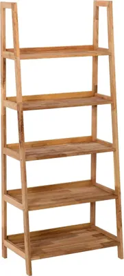Produktbild von Naturel Home Regal 63 x 149 x 36,4 cm Massivholz matt geölt, Walnussbraun