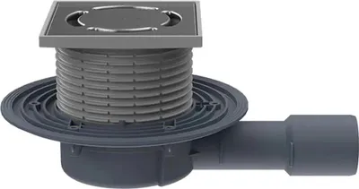 Obrázok produktu pre Hutterer & Lechner HL90.2 Trám bez krytu terasy. DN40/50 horizontálny s ochranou proti mrazu. GK., 123x123mm/115x115mm, 1 kus.