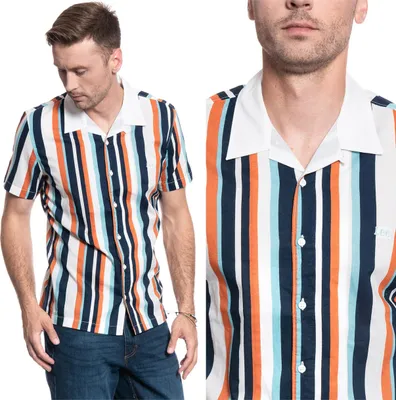Produktbild von Herrenhemd Lee SS Bowling -Shirt regelmäßig Fit Desert Orange L68BTAOB 112117037