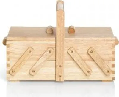 Produktbild von PRYM Nähkasten Holz, hell, S