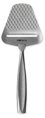 Image de Coupe-fromage BOSKA Monaco+ - qualité premium - avec revêtement anti-adhésif - multifonctionnel - acier inoxydable de haute qualité - poignée robuste et ergonomique - argenté