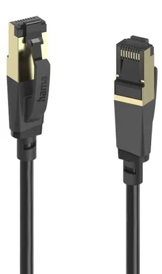 Immagine prodotto di Cavo di rete HAMA, CAT-8, 40 Gbit/s, schermato S/FTP, 3 m (00202002)