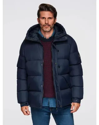 Obrázok produktu pre Ombre Clothing Pánska zimná bunda Monoist navy XL